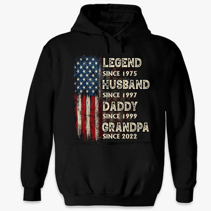 Not Older Just Better – Personalized T-Shirt/Sweater/Hoodie – Funny Birthday Gift for Dad Grandpa or Husband  Ezcustomize