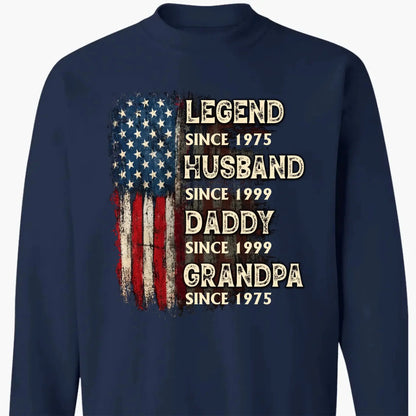 Not Older Just Better – Personalized T-Shirt/Sweater/Hoodie – Funny Birthday Gift for Dad Grandpa or Husband  Ezcustomize