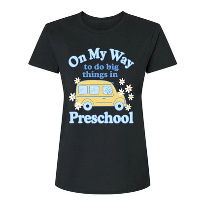 On My Way To Do Big Things – Personalized Grade Level Shirt and Cap for Kids & Teachers – Cute Back to School Custom Tees & Denim Cap  Ezcustomize