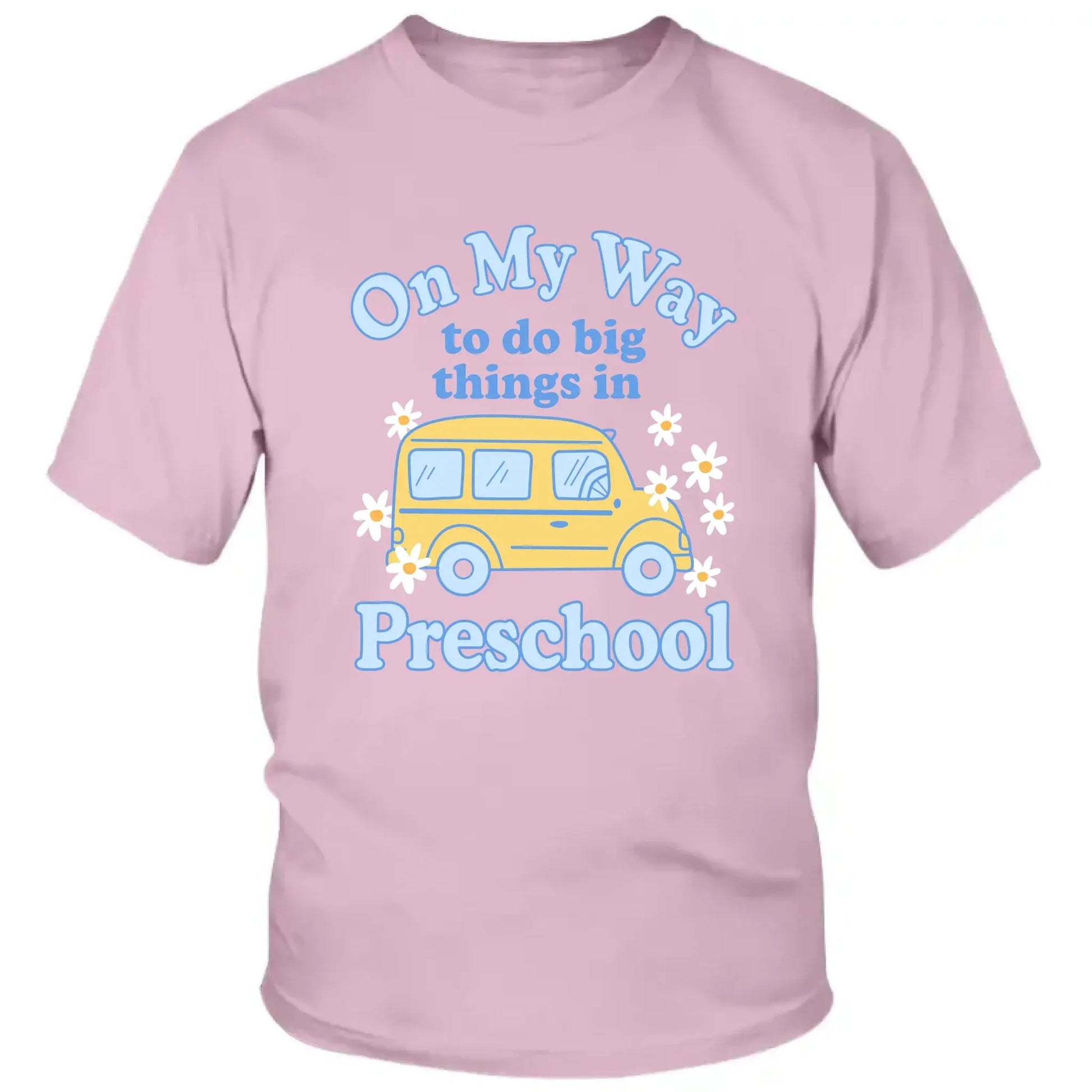On My Way to Do Big Things in School/Grade Level – Personalized School Bus Shirt – Custom Back to School T-Shirt for Kids, Teachers, Educators  Ezcustomize