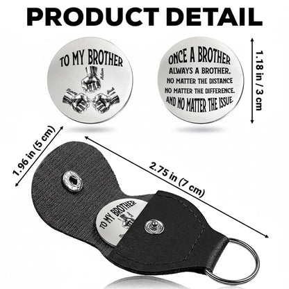 Once A Brother And Always A Brother – Personalized Custom Pocket Hug Token – Meaningful Birthday, Christmas & Brotherhood Keepsake Gift for Brother  Ezcustomize