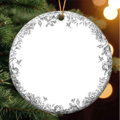 Our First Christmas Together – Personalized Ceramic Ornament – Romantic Holiday Gift for Couples, Newlyweds & Married Partners  Ezcustomize