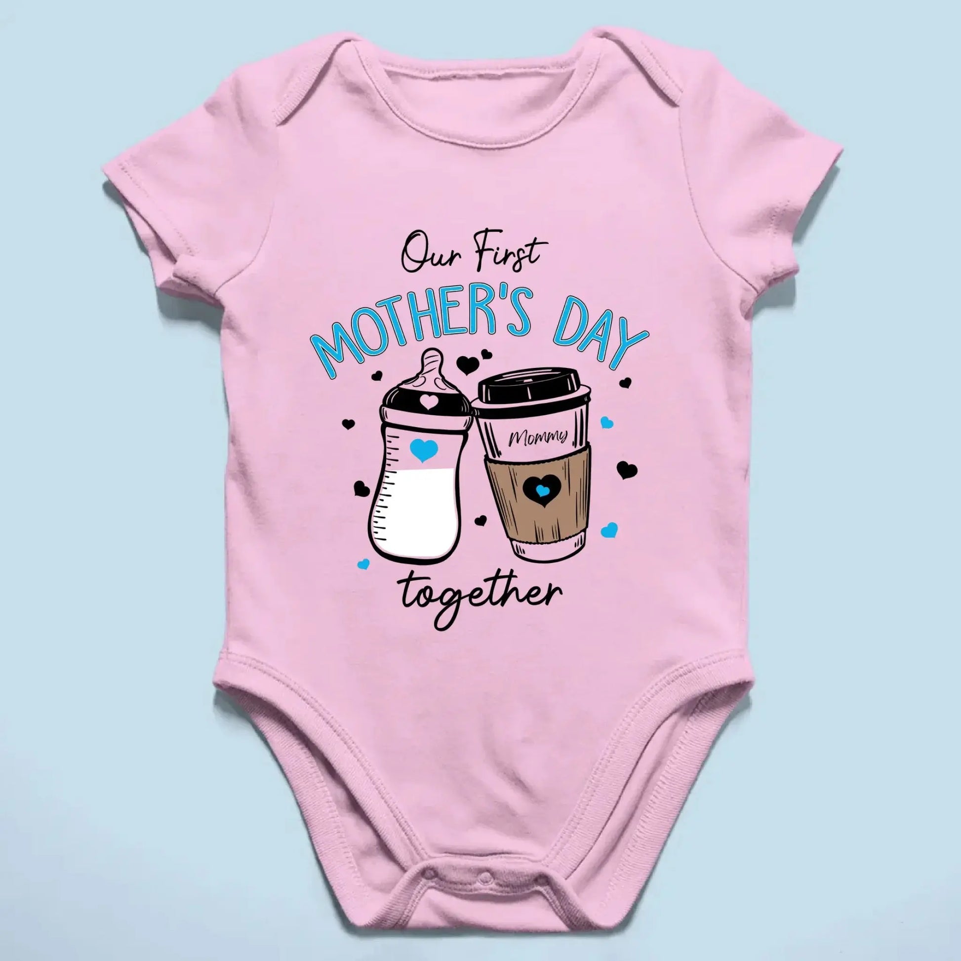 Our First Mother’s Day 2025 – Personalized Baby Onesie – Custom Gift for New Mom and Baby on Mother’s Day  Ezcustomize
