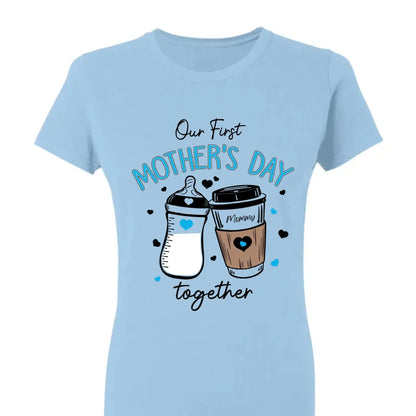 Our First Mother’s Day 2025 – Personalized Baby Onesie – Custom Gift for New Mom and Baby on Mother’s Day  Ezcustomize