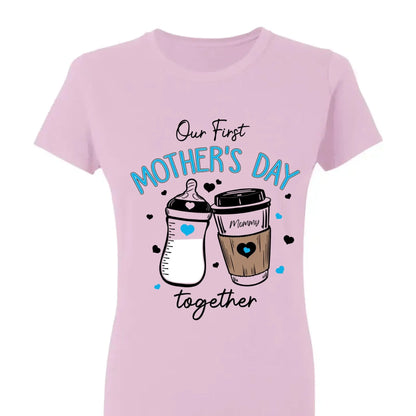 Our First Mother’s Day 2025 – Personalized Baby Onesie – Custom Gift for New Mom and Baby on Mother’s Day  Ezcustomize