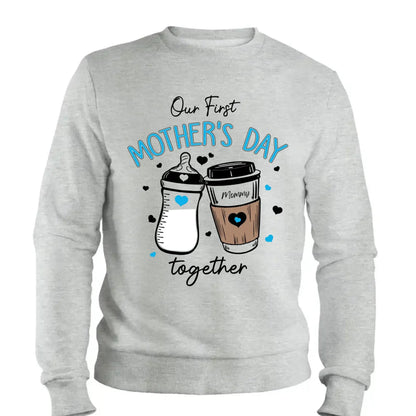 Our First Mother’s Day 2025 – Personalized Baby Onesie – Custom Gift for New Mom and Baby on Mother’s Day  Ezcustomize