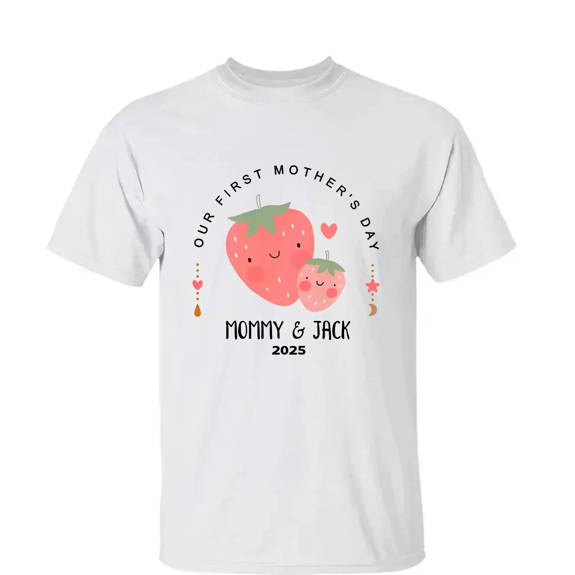 Our First Mother’s Day 2025 – Personalized Baby Onesie – Custom Mother’s Day Gift for New Mom and Baby  Ezcustomize