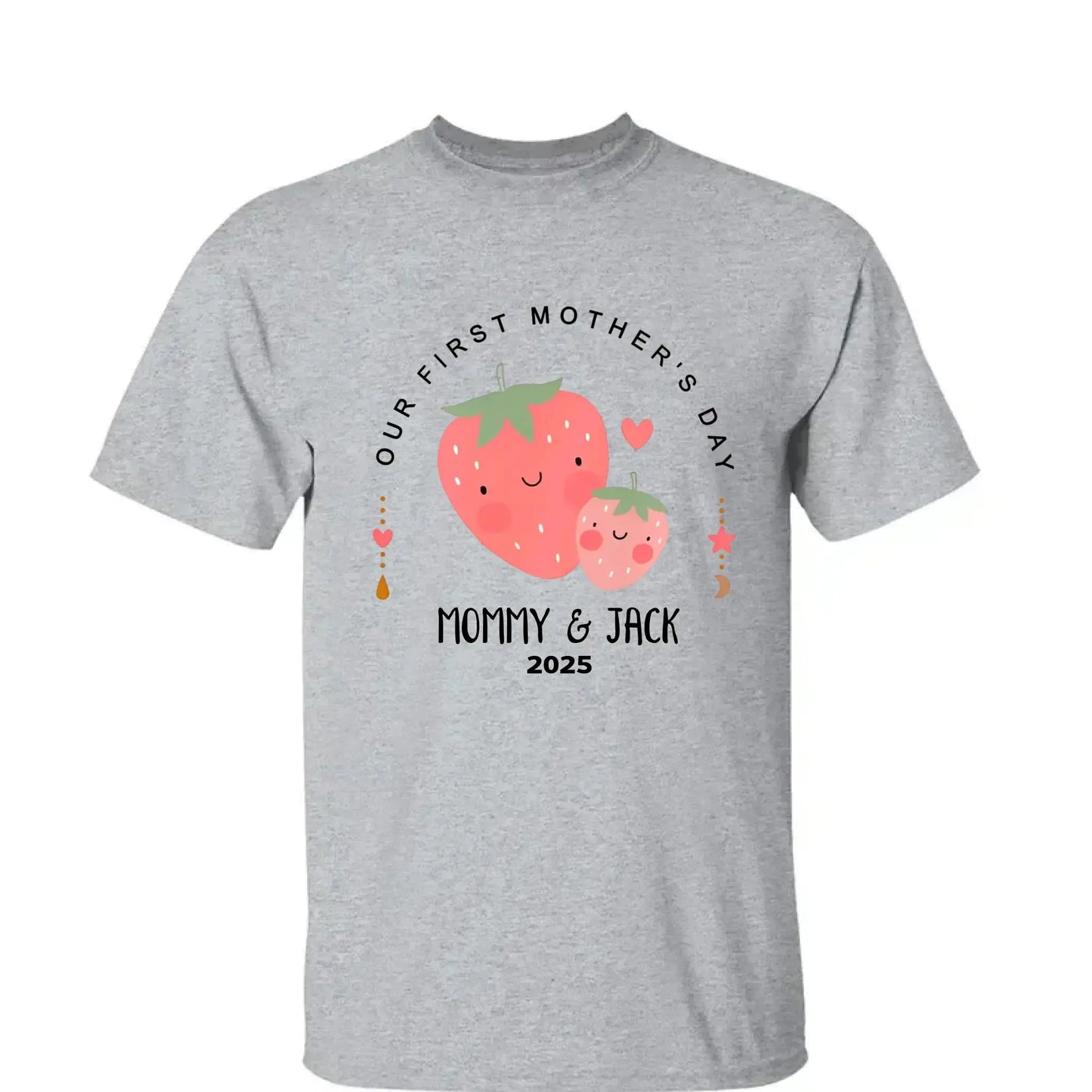 Our First Mother’s Day 2025 – Personalized Baby Onesie – Custom Mother’s Day Gift for New Mom and Baby  Ezcustomize