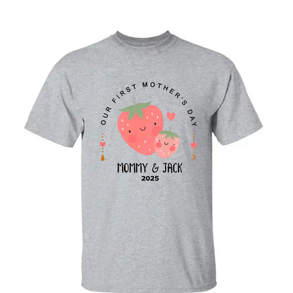 Our First Mother’s Day 2025 – Personalized Baby Onesie – Custom Mother’s Day Gift for New Mom and Baby  Ezcustomize