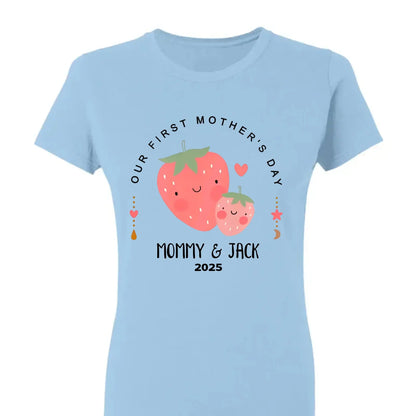 Our First Mother’s Day 2025 – Personalized Baby Onesie – Custom Mother’s Day Gift for New Mom and Baby  Ezcustomize