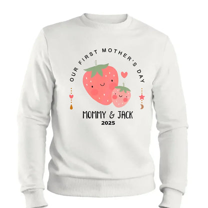 Our First Mother’s Day 2025 – Personalized Baby Onesie – Custom Mother’s Day Gift for New Mom and Baby  Ezcustomize