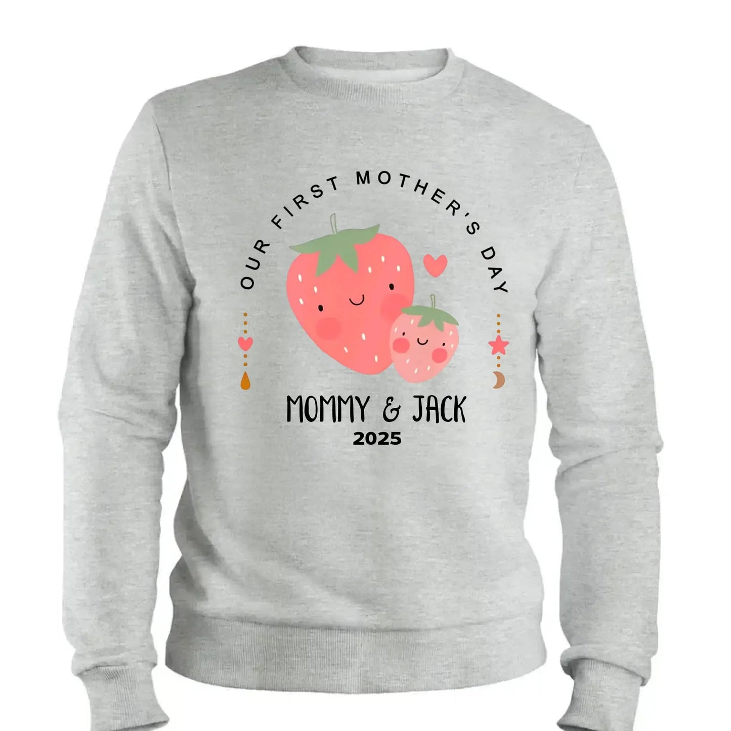 Our First Mother’s Day 2025 – Personalized Baby Onesie – Custom Mother’s Day Gift for New Mom and Baby  Ezcustomize