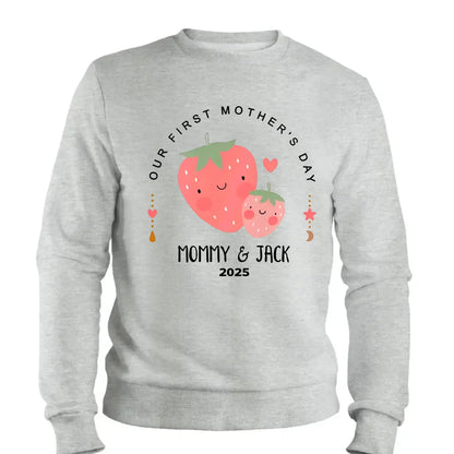Our First Mother’s Day 2025 – Personalized Baby Onesie – Custom Mother’s Day Gift for New Mom and Baby  Ezcustomize
