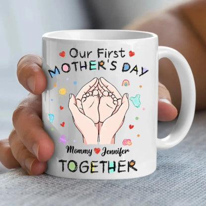 Our First Mother's Day Together - Personal Mug For Mom Or Grandma, Mother's Day Gift  Ezcustomize