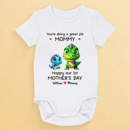 Our First Mother’s Day Together – Personalized Baby Onesie or T-Shirt – Custom Gift for New Mom on Mother’s Day or Baby Shower  Ezcustomize