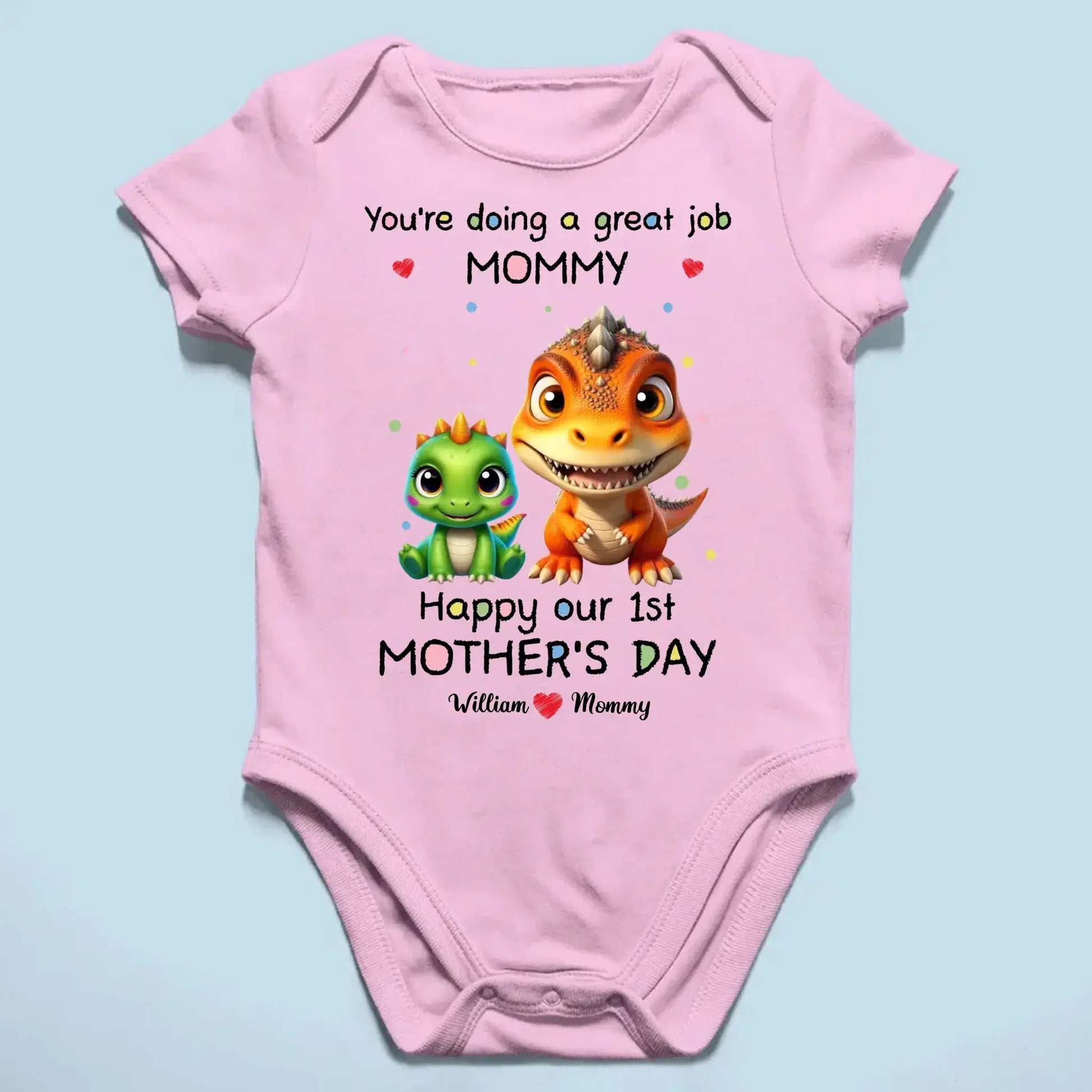 Our First Mother’s Day Together – Personalized Baby Onesie or T-Shirt – Custom Gift for New Mom on Mother’s Day or Baby Shower  Ezcustomize