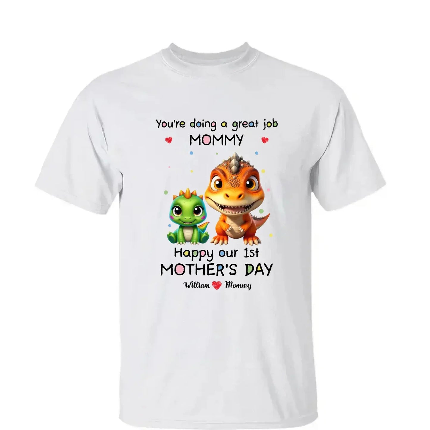 Our First Mother’s Day Together – Personalized Baby Onesie or T-Shirt – Custom Gift for New Mom on Mother’s Day or Baby Shower  Ezcustomize