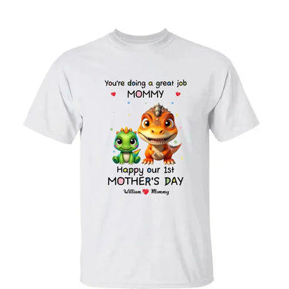 Our First Mother’s Day Together – Personalized Baby Onesie or T-Shirt – Custom Gift for New Mom on Mother’s Day or Baby Shower  Ezcustomize