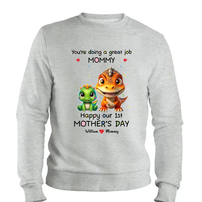 Our First Mother’s Day Together – Personalized Baby Onesie or T-Shirt – Custom Gift for New Mom on Mother’s Day or Baby Shower  Ezcustomize