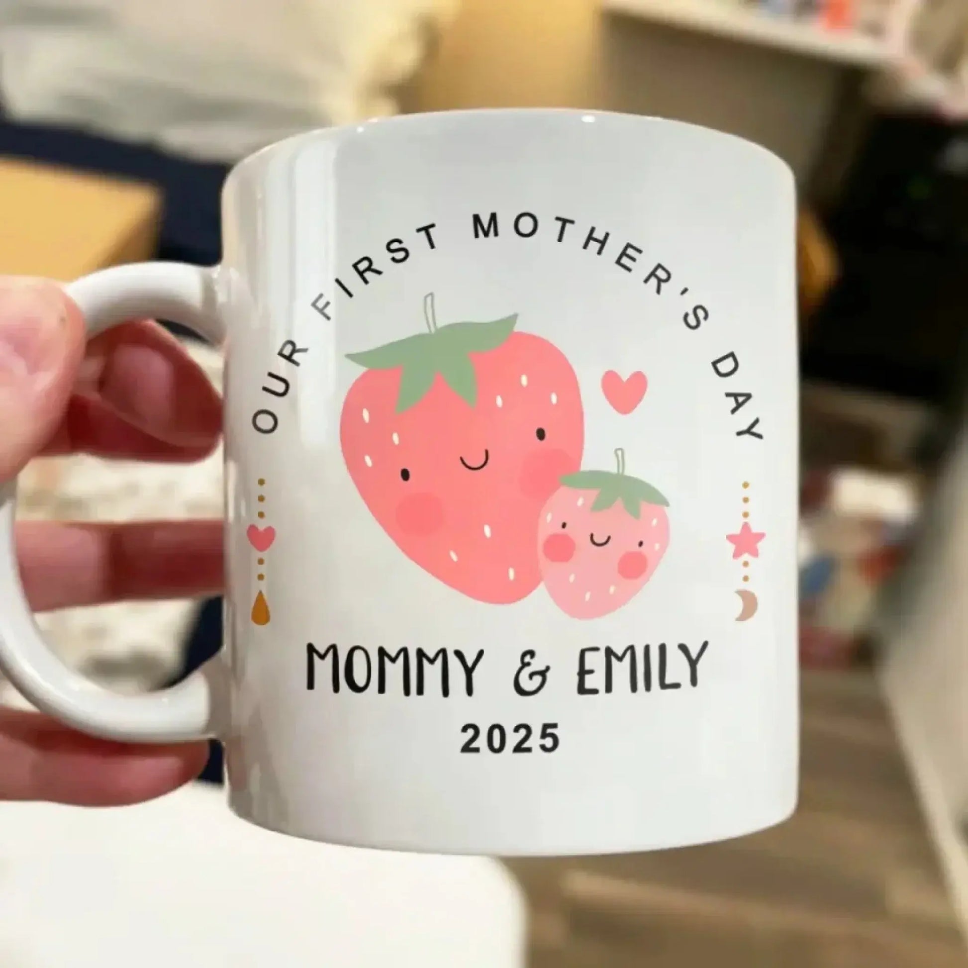 Our First Mother’s Day Together – Personalized T-Shirt & Baby Onesie Set – Custom Gift for New Mom and Baby  Ezcustomize