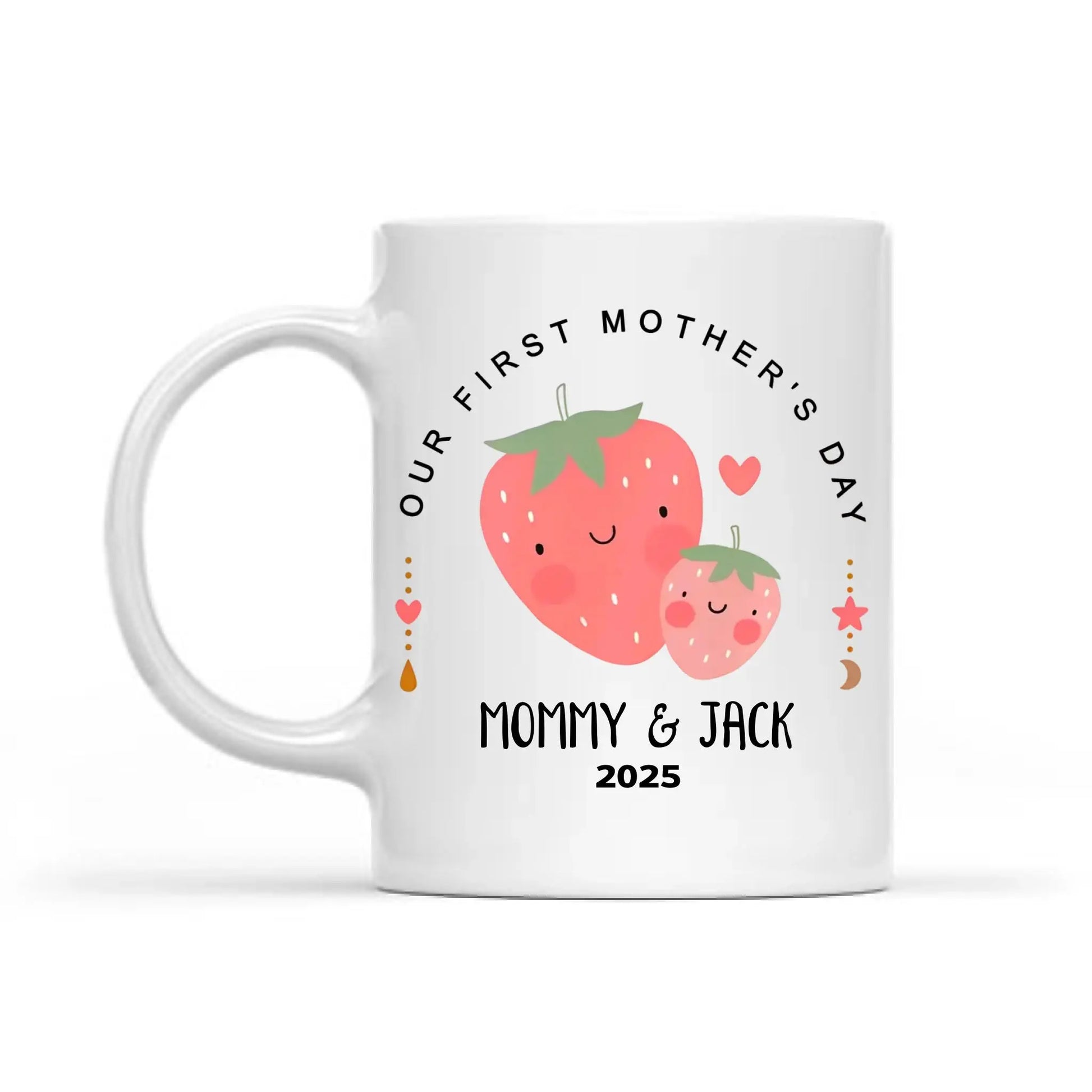 Our First Mother’s Day Together – Personalized T-Shirt & Baby Onesie Set – Custom Gift for New Mom and Baby  Ezcustomize