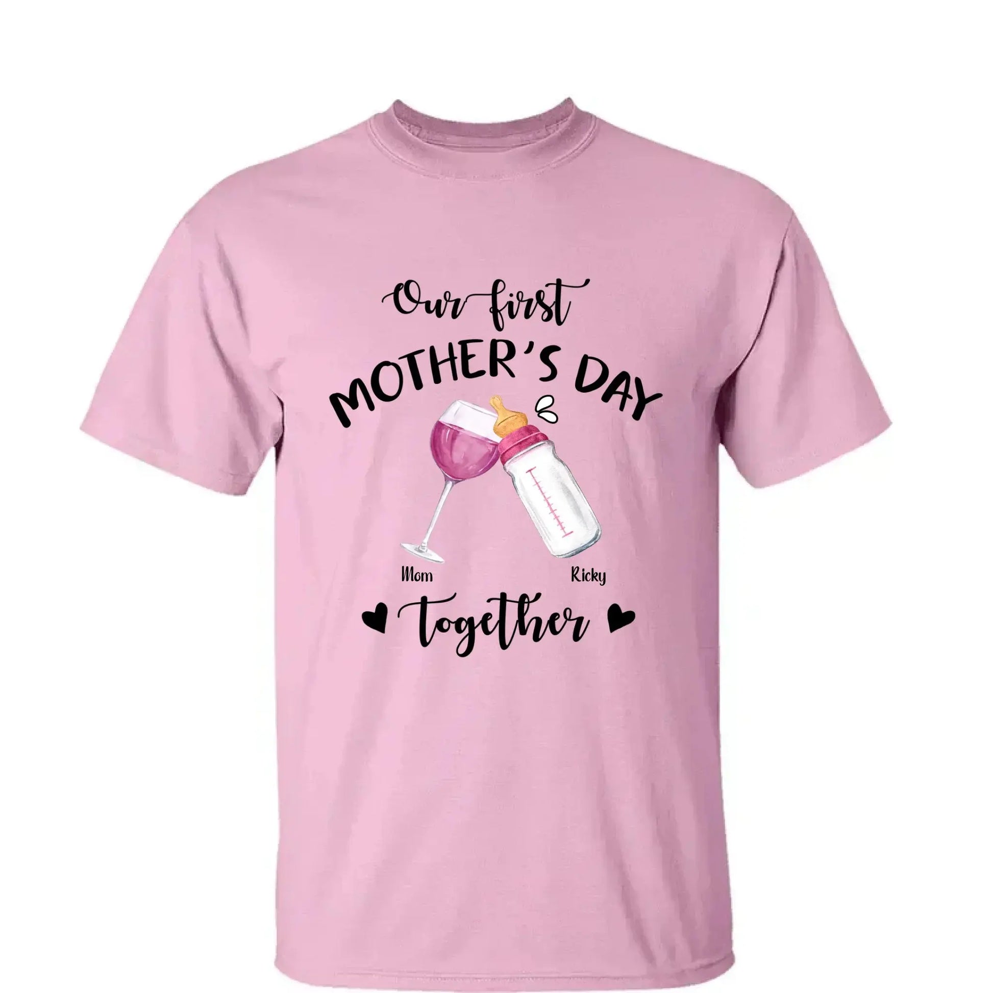 Our First Mother’s Day Together – Personalized T-Shirt or Onesie – Custom Gift for New Mom or First-Time Mom  Ezcustomize