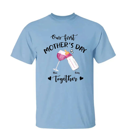 Our First Mother’s Day Together – Personalized T-Shirt or Onesie – Custom Gift for New Mom or First-Time Mom  Ezcustomize