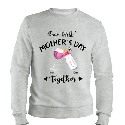 Our First Mother’s Day Together – Personalized T-Shirt or Onesie – Custom Gift for New Mom or First-Time Mom  Ezcustomize