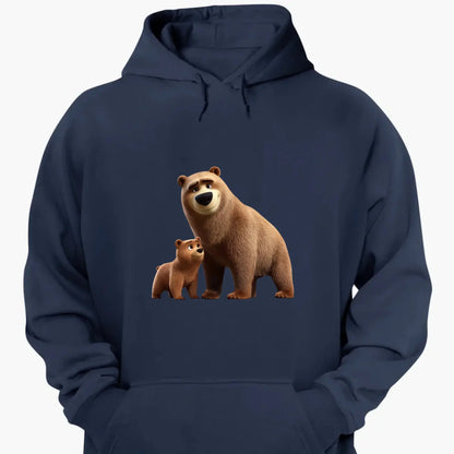 Papa Bear & Kids Shirt – Personalized 3D Cute T-Shirt – Father’s Day Gift for Dads and Grandpas  Ezcustomize