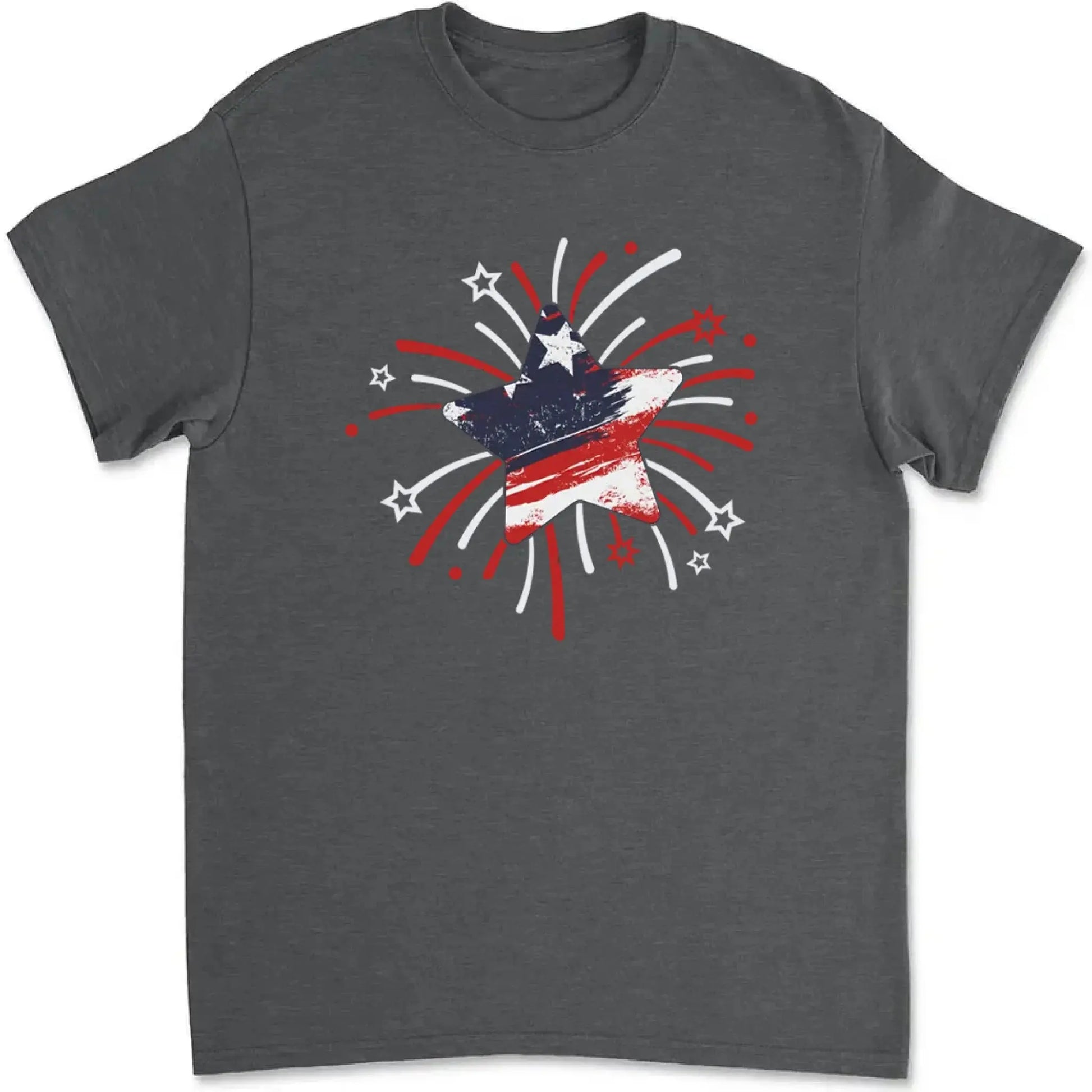 Papa & Kids Firework Star Shirt – Personalized T-Shirt/Hoodie/Sweatshirt – 4th of July or Birthday Gift for Dad or Grandpa  Ezcustomize