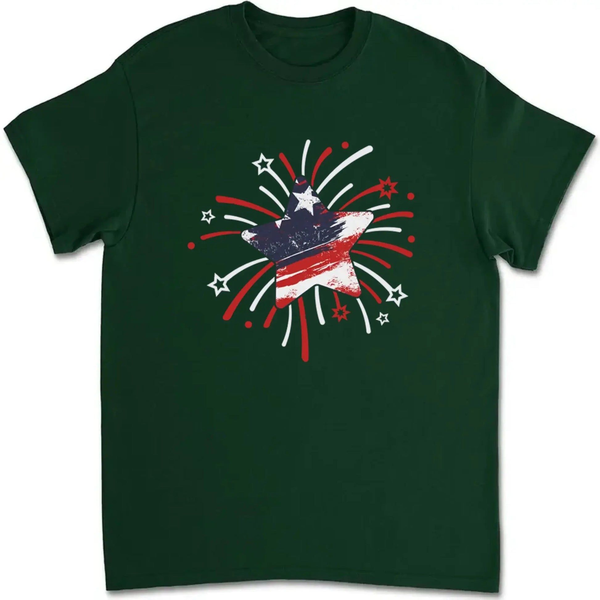 Papa & Kids Firework Star Shirt – Personalized T-Shirt/Hoodie/Sweatshirt – 4th of July or Birthday Gift for Dad or Grandpa  Ezcustomize