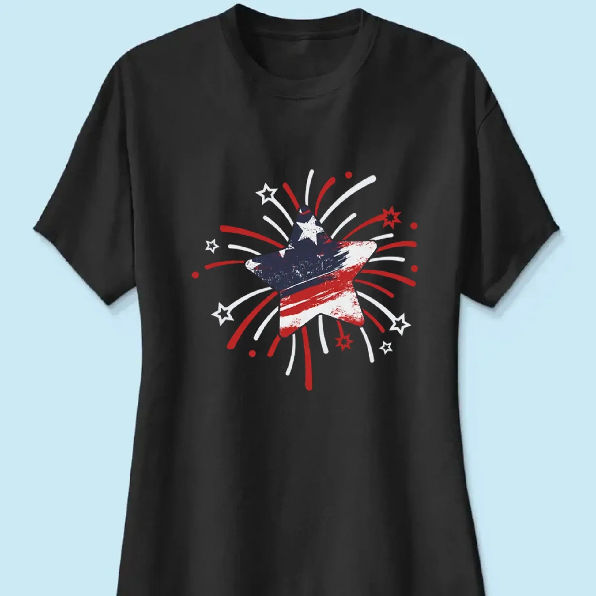 Papa & Kids Firework Star Shirt – Personalized T-Shirt/Hoodie/Sweatshirt – 4th of July or Birthday Gift for Dad or Grandpa  Ezcustomize