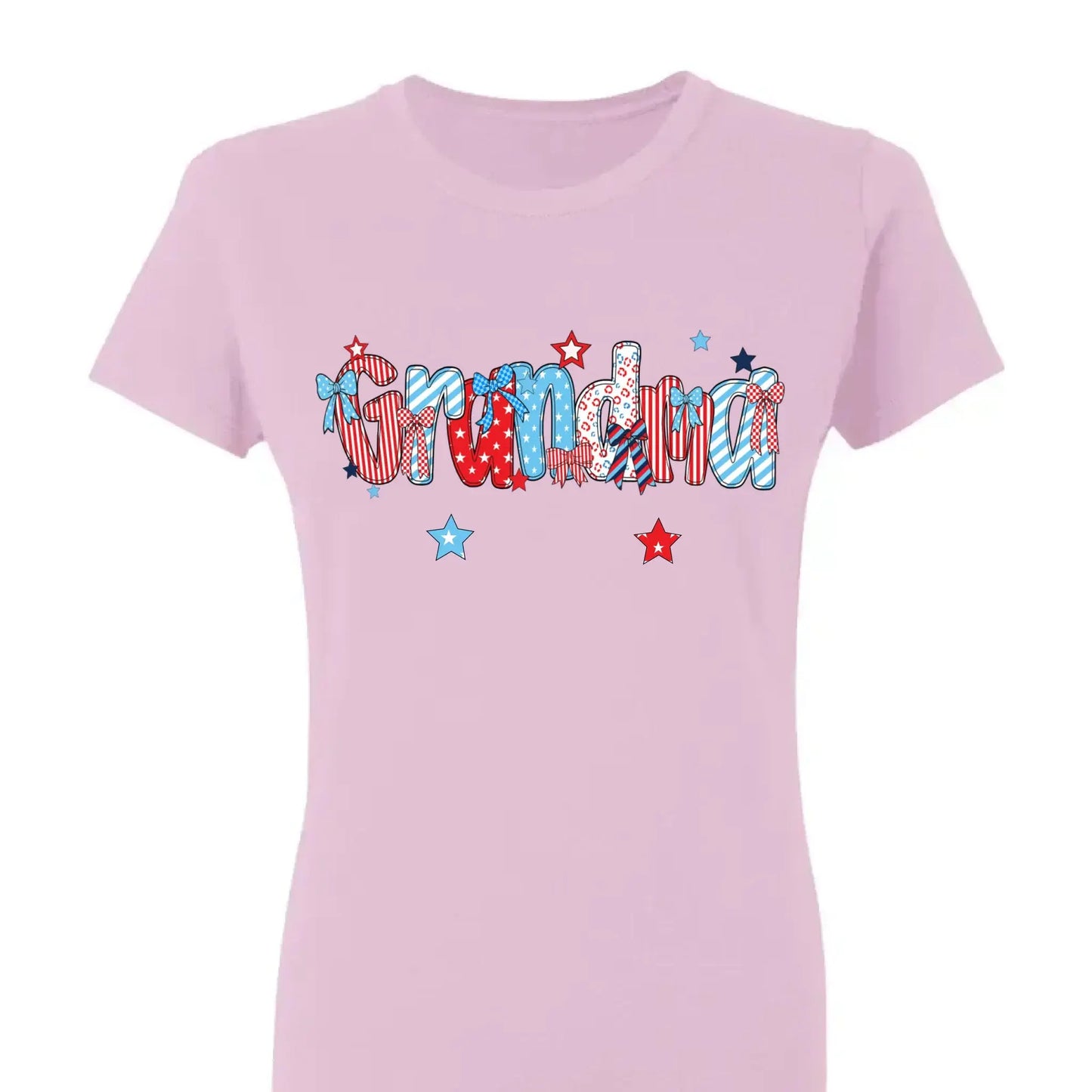 Patriotic Grandma Shirt – Personalized 4th of July T-Shirt with Custom Grandkids’ Names, American Flag Style Gift for Gigi, Nana  Ezcustomize