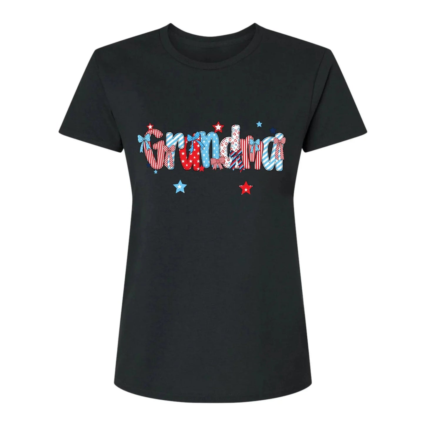Patriotic Grandma Shirt – Personalized 4th of July T-Shirt with Custom Grandkids’ Names, American Flag Style Gift for Gigi, Nana  Ezcustomize