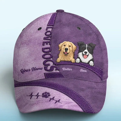 Pawsome Vibes Only - Dog & Cat Personalized Custom Hat, All Over Print Classic Cap - Gift For Pet Owners, Pet Lovers  Ezcustomize