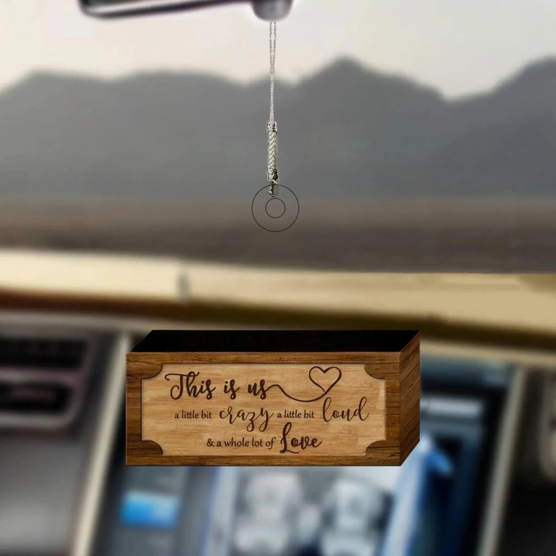 Personalized Car Hanging Ornament - Gift For Family - Custom Your Photo Car Hanging  Ezcustomize