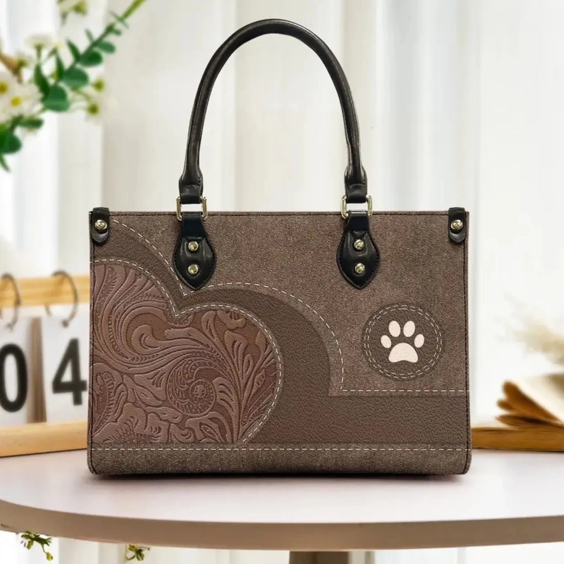 Personalized Cat Leather Handbag – Custom Gift for Cat Lovers, Cat Mom & Cat Dad  Ezcustomize