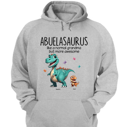 Personalized Classic Tee – Fun Dinosaur Family Design, Custom Grandmother’s Day Gift for Grandma, Grandkids & Couples  Ezcustomize