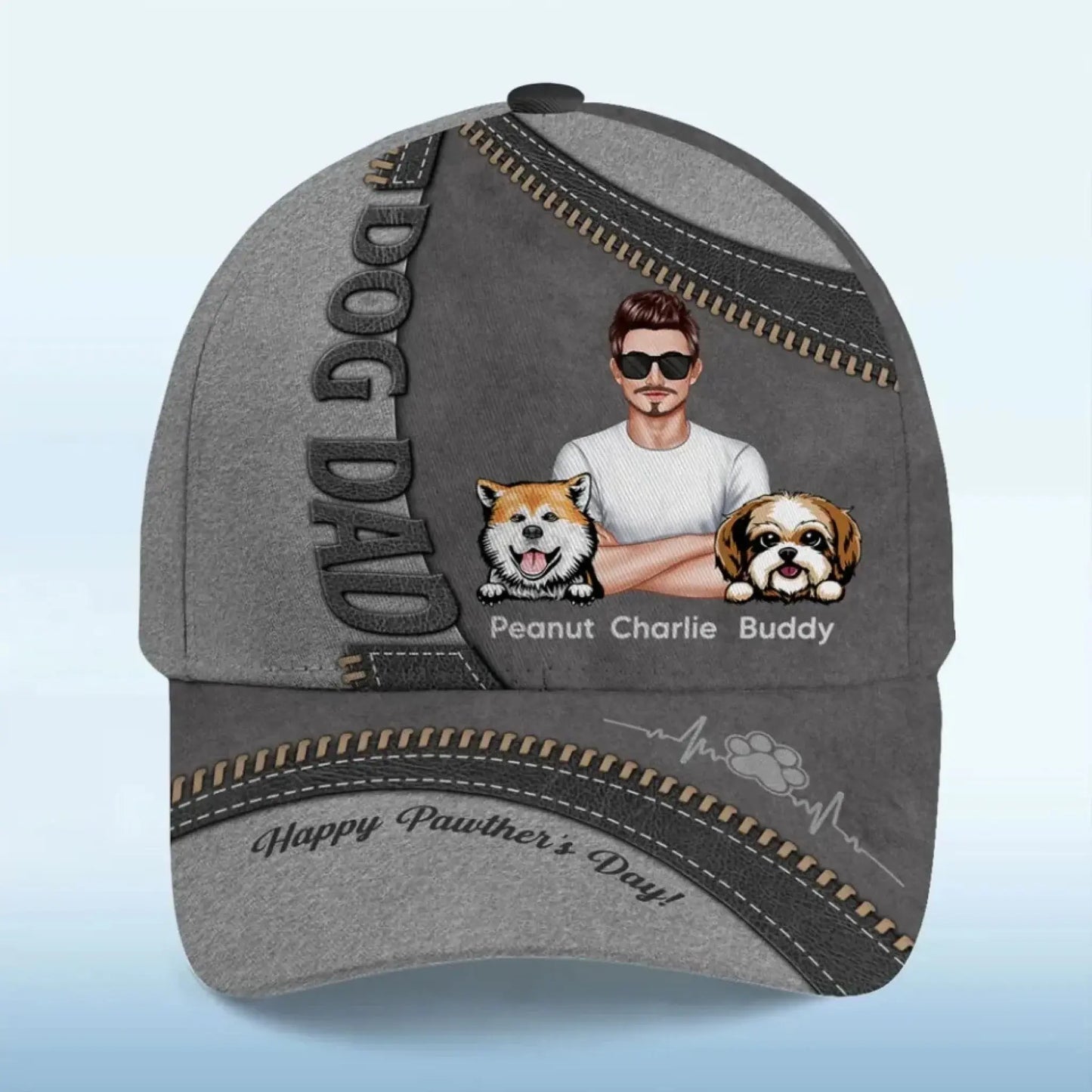 Personalized Dog Dad Cap - Happy Father’s Day Gift for Proud Pet Owners  Ezcustomize