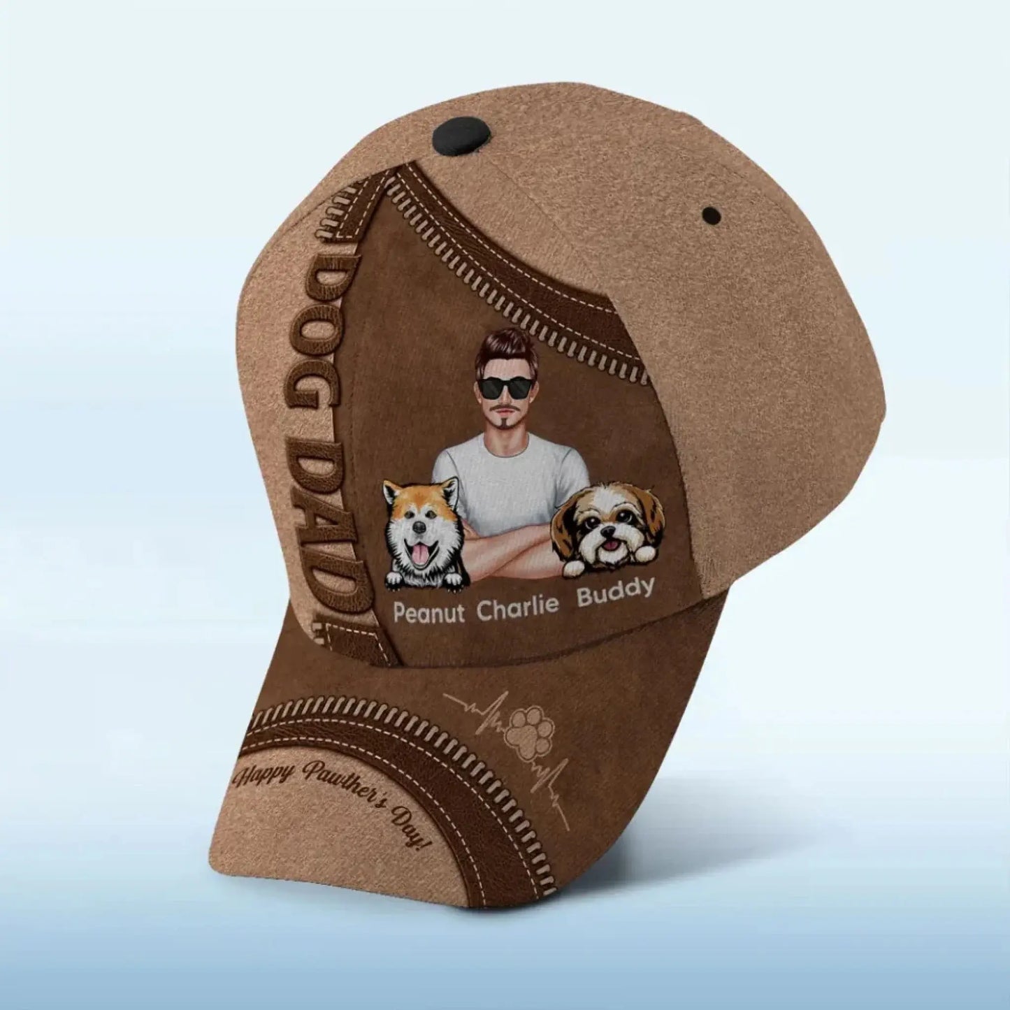 Personalized Dog Dad Cap - Happy Father’s Day Gift for Proud Pet Owners  Ezcustomize