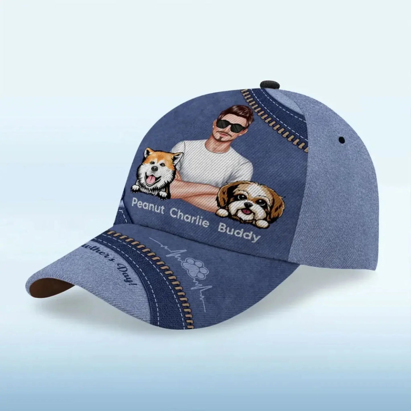 Personalized Dog Dad Cap - Happy Father’s Day Gift for Proud Pet Owners  Ezcustomize