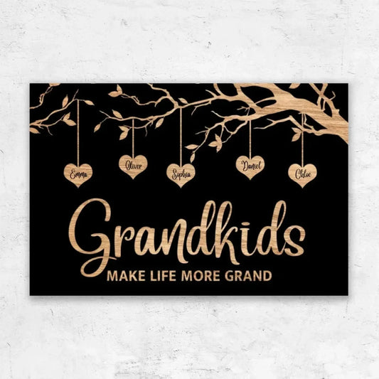Personalized Family Love Poster/Canvas – Custom Family Portrait Art Gift for Parents, Grandparents, or Siblings  Ezcustomize