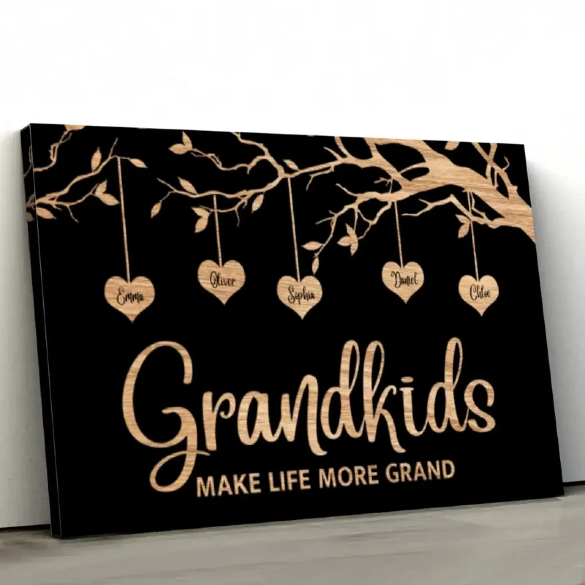 Personalized Family Love Poster/Canvas – Custom Family Portrait Art Gift for Parents, Grandparents, or Siblings  Ezcustomize