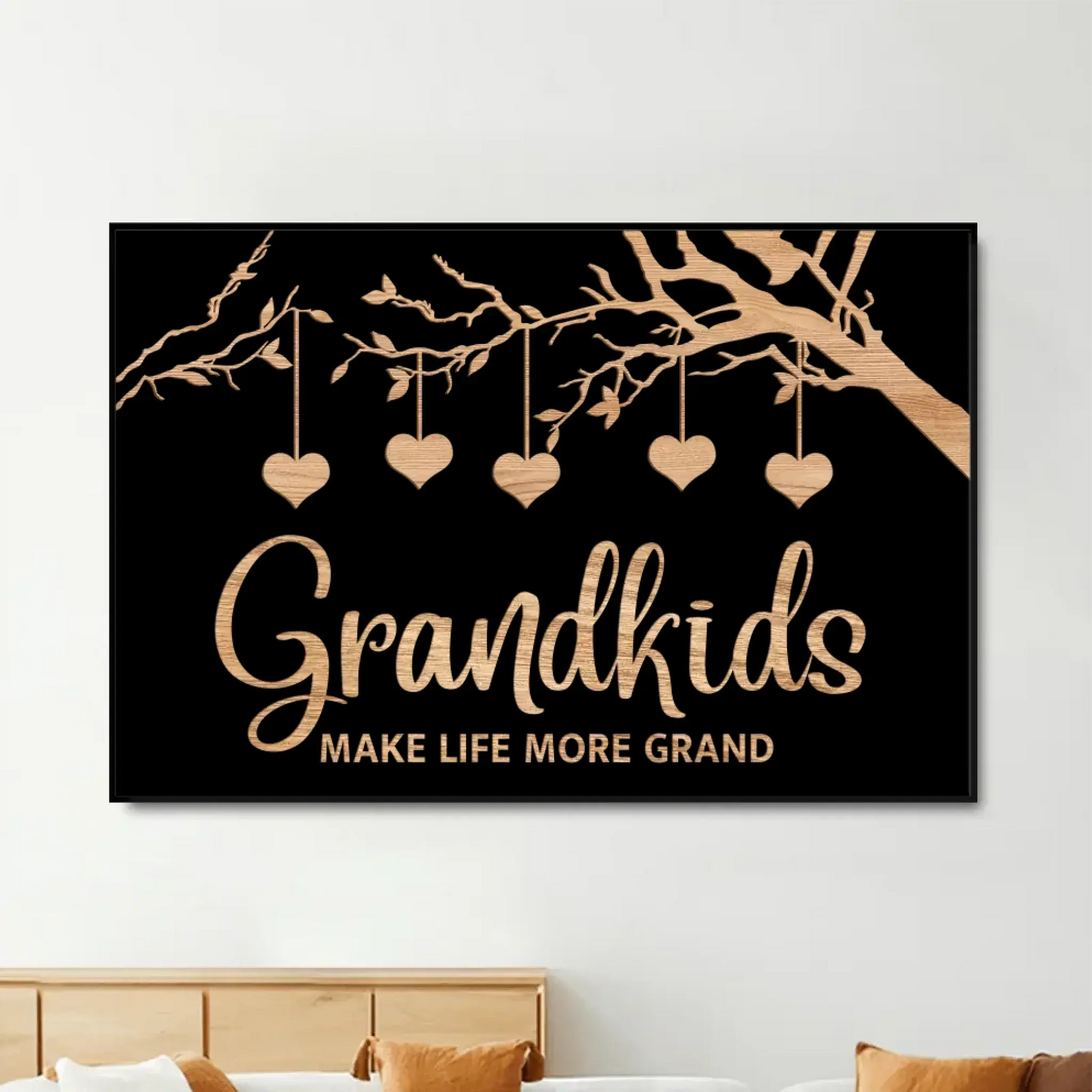 Personalized Family Love Poster/Canvas – Custom Family Portrait Art Gift for Parents, Grandparents, or Siblings  Ezcustomize