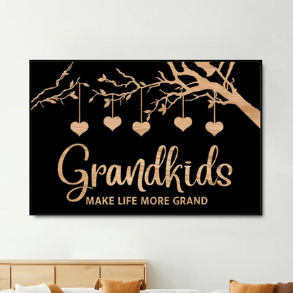 Personalized Family Love Poster/Canvas – Custom Family Portrait Art Gift for Parents, Grandparents, or Siblings  Ezcustomize