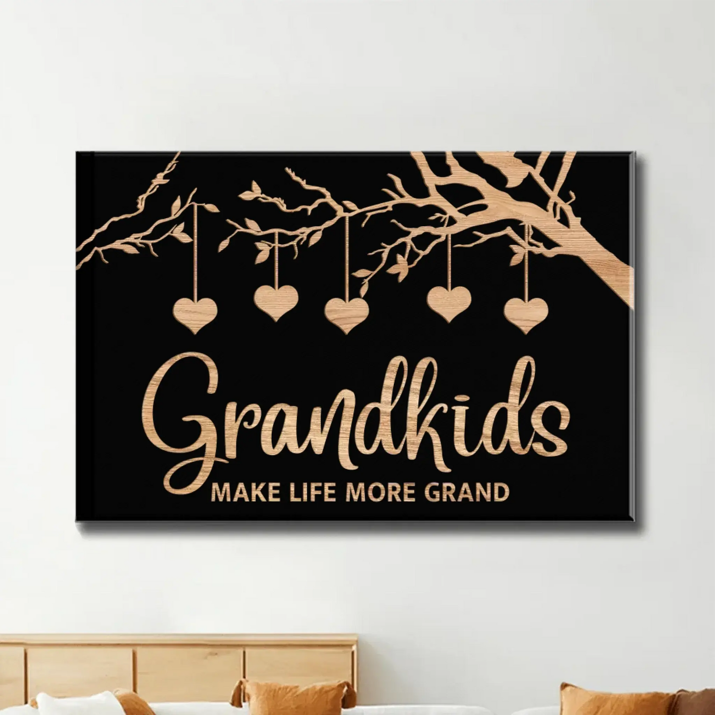 Personalized Family Love Poster/Canvas – Custom Family Portrait Art Gift for Parents, Grandparents, or Siblings  Ezcustomize