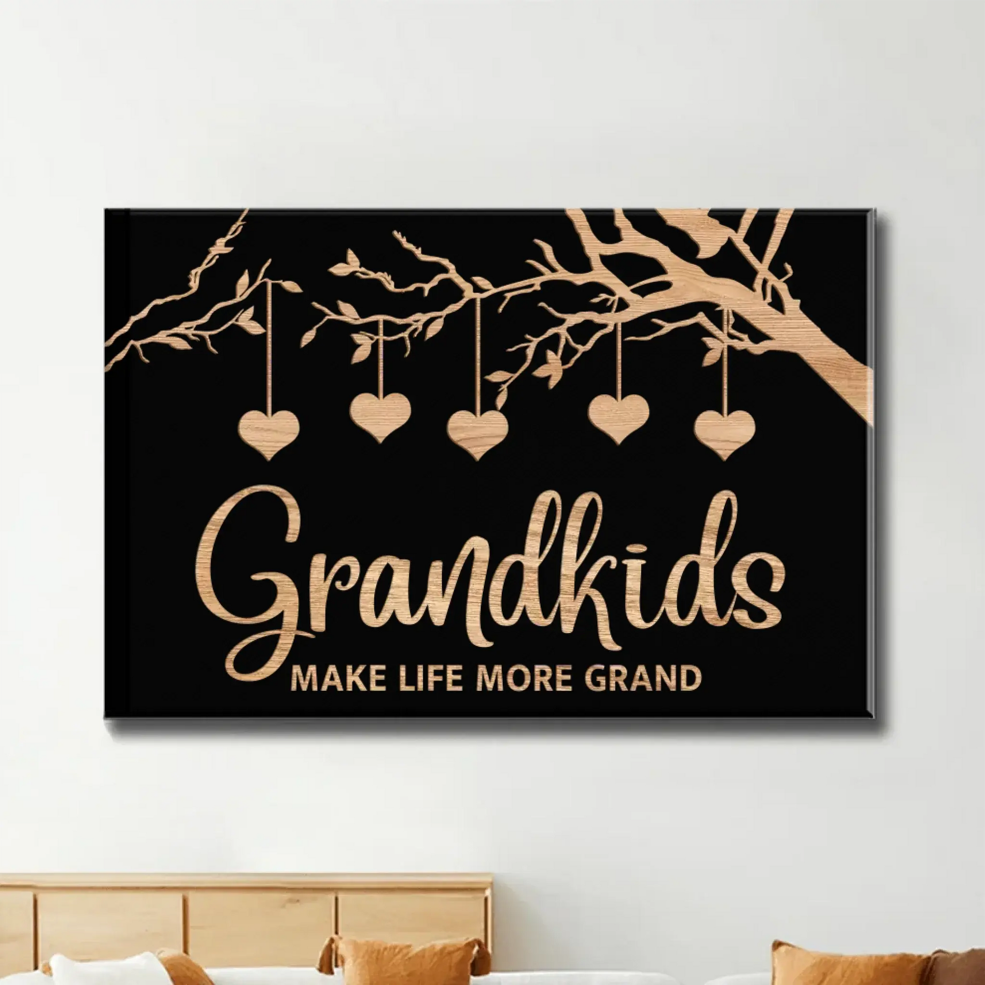 Personalized Family Love Poster/Canvas – Custom Family Portrait Art Gift for Parents, Grandparents, or Siblings  Ezcustomize