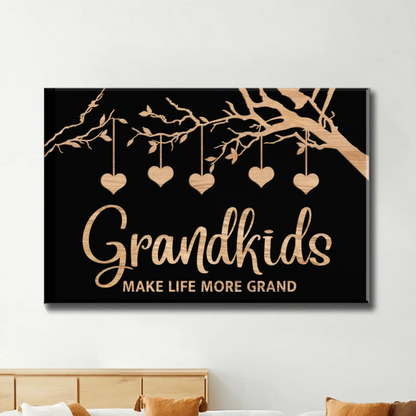 Personalized Family Love Poster/Canvas – Custom Family Portrait Art Gift for Parents, Grandparents, or Siblings  Ezcustomize