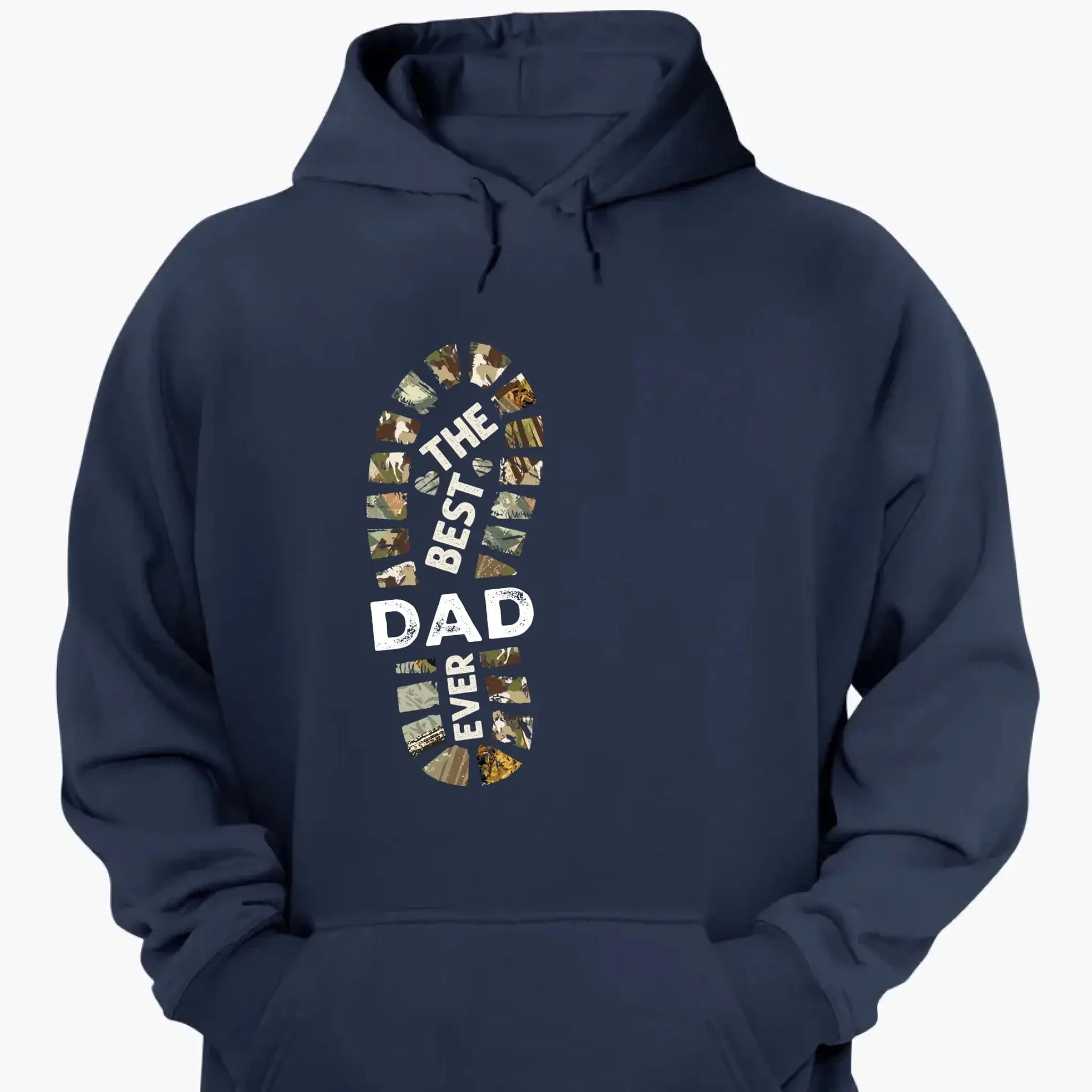 Personalized Footprint Shirt, Hoodie, Sweatshirt – Custom Gift for Dad, Perfect for Father's Day & Special Occasions  Ezcustomize