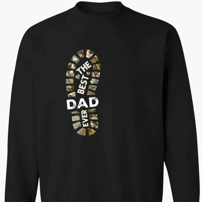 Personalized Footprint Shirt, Hoodie, Sweatshirt – Custom Gift for Dad, Perfect for Father's Day & Special Occasions  Ezcustomize